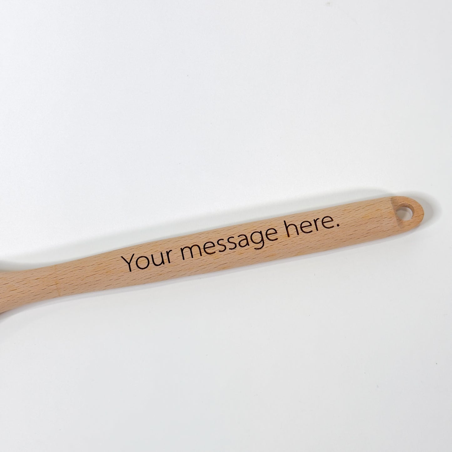Custom Engraved Wood Spoon, Choose Your Message