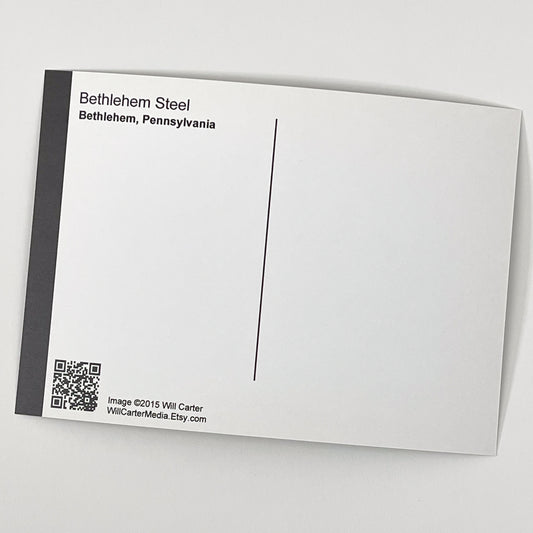 Bethlehem Steel Blast Furnace Postcard