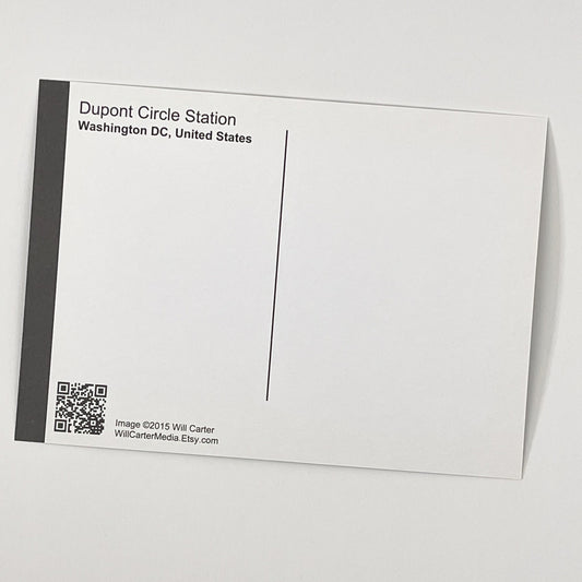 Washington DC DuPont Circle Station Postcard