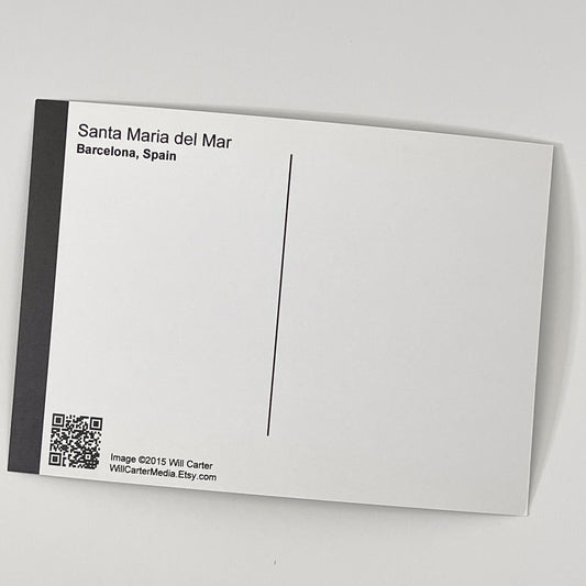 Santa Maria Del Mar Postcard