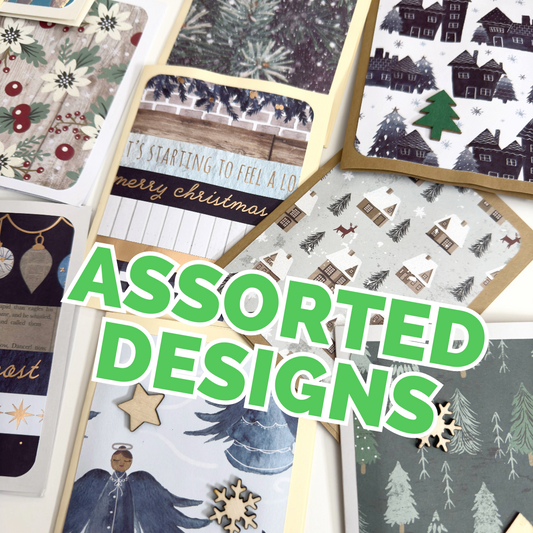 Handmade Christmas Card Mystery Bundle - 4 pack