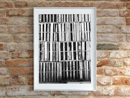 Pallet Wall In Washington DC Print