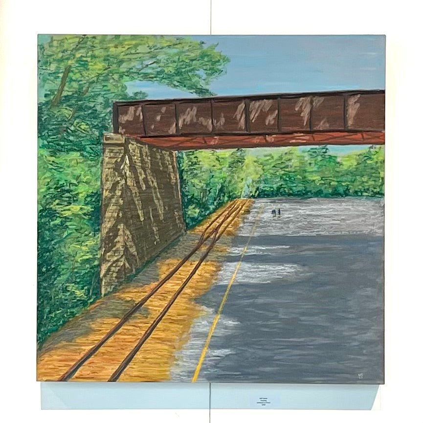 Original Painting - "Crossing," 30 x 30"