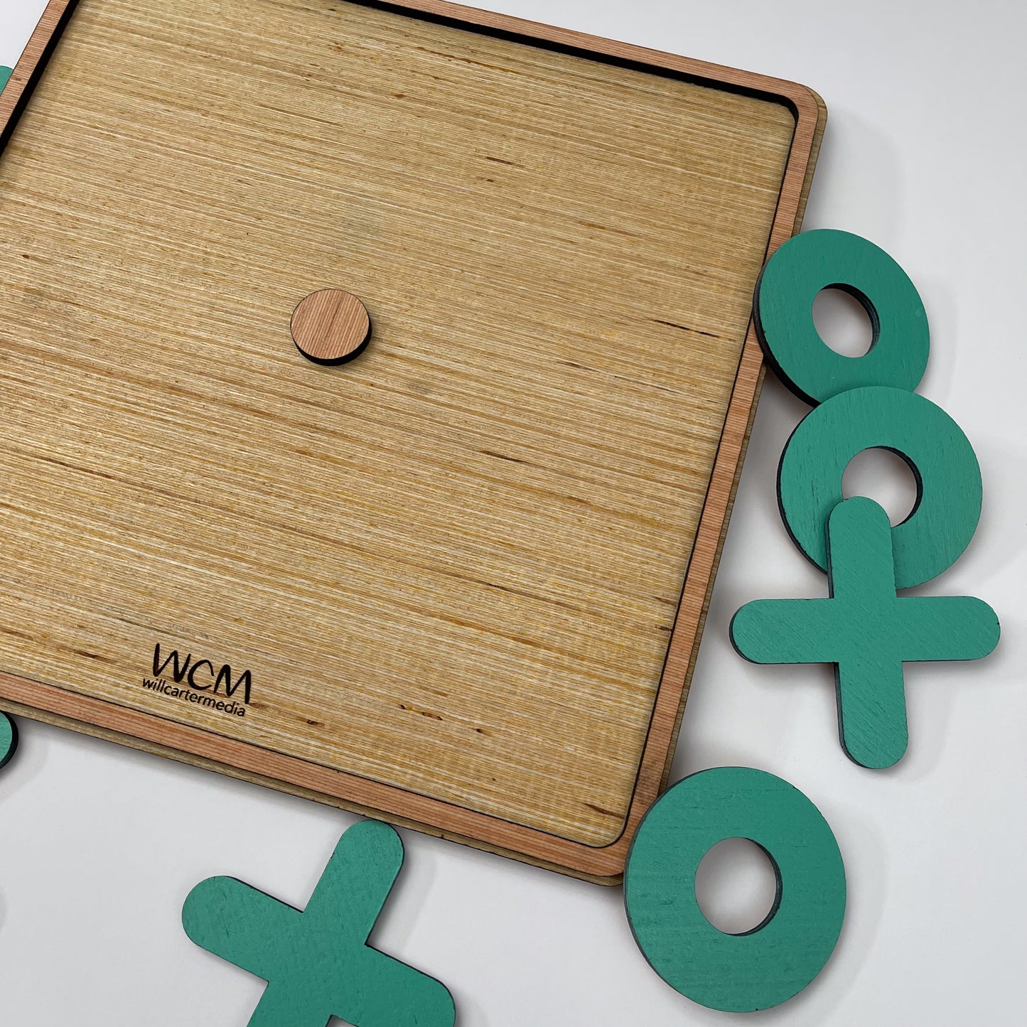 Handmade Poplar Tic Tac Toe Board