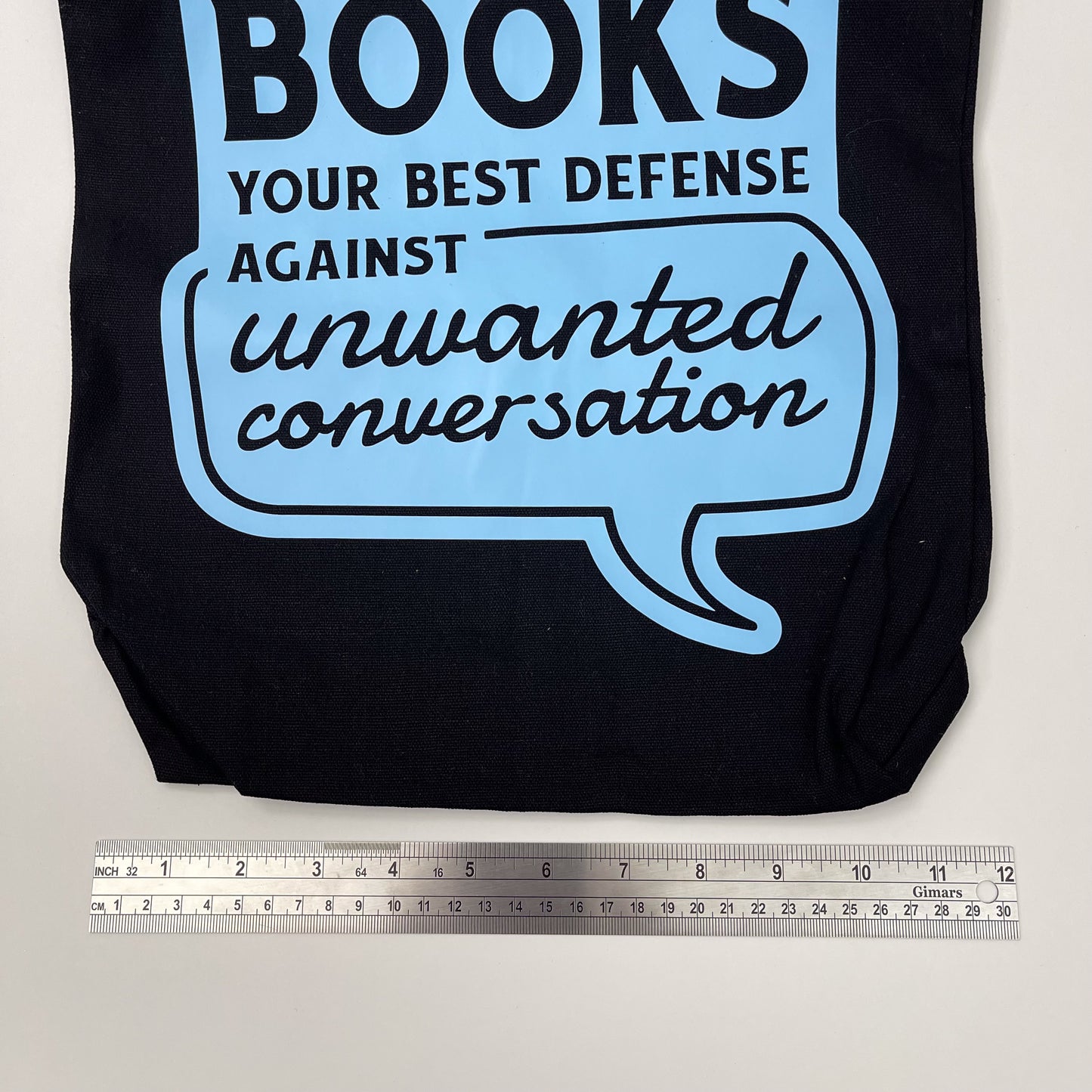 "Unwanted Conversations" Canvas Book Tote
