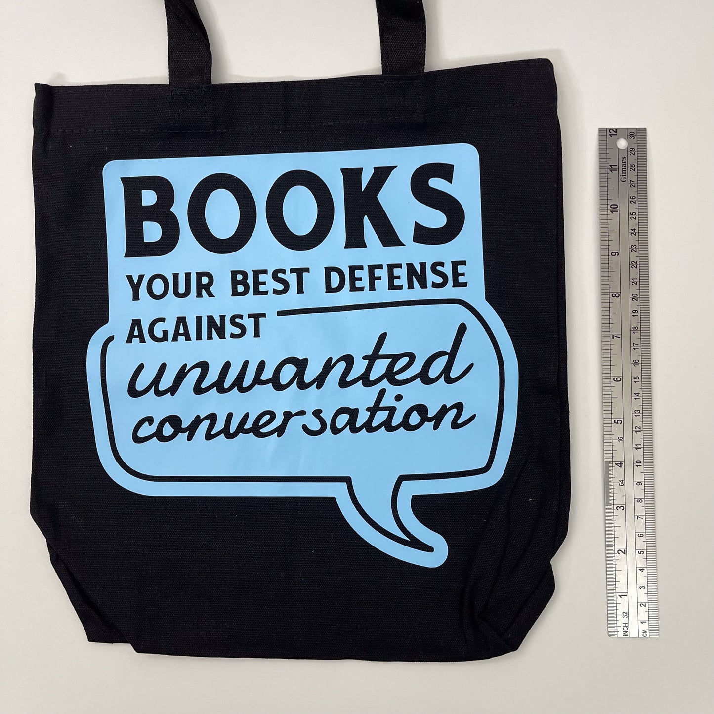 "Unwanted Conversations" Canvas Book Tote