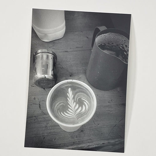 Latte Art Postcard, WCM Original Image
