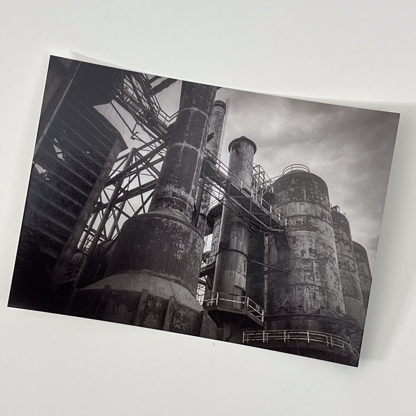 Bethlehem Steel Blast Furnace Postcard, WCM Original Image