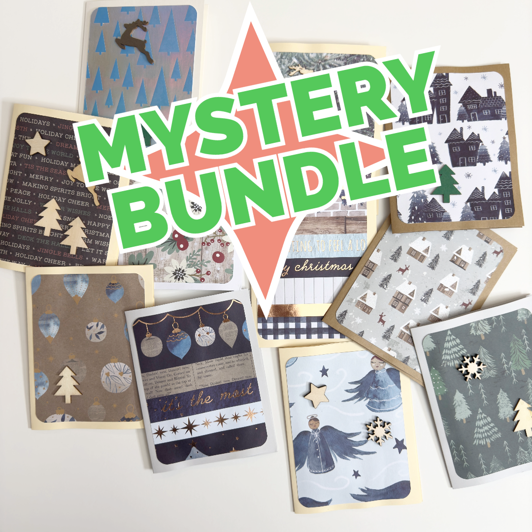 Handmade Christmas Card Mystery Bundle - 4 pack
