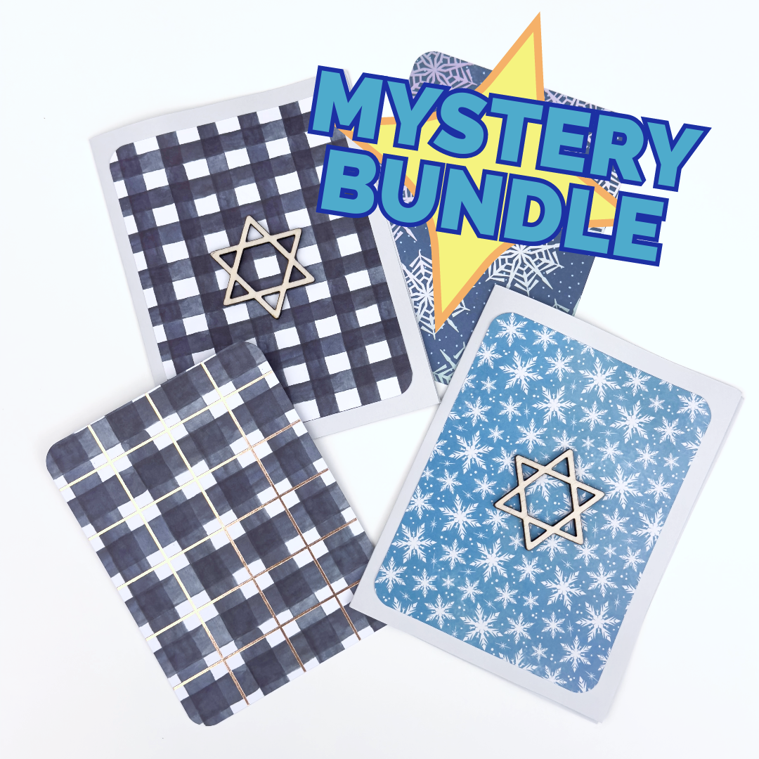 Handmade Hanukkah Card Mystery Bundle - 4 pack